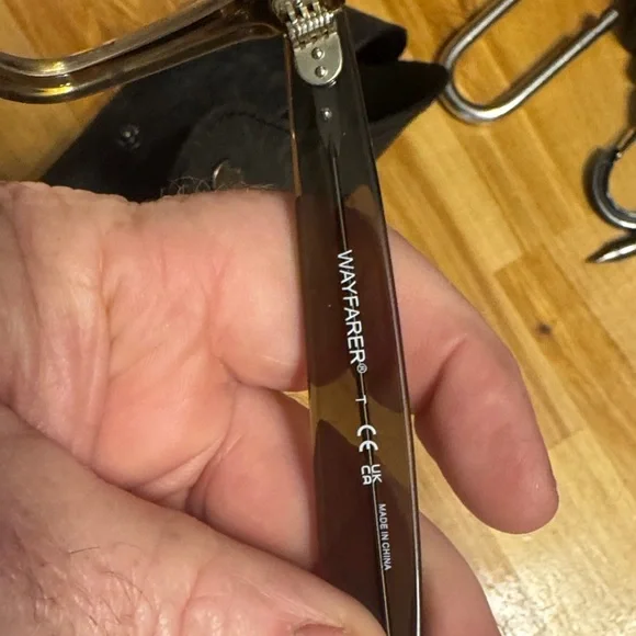 Ray-Ban Wayfarer Photo Striped Grey Glasses orx5121f - Picture 6 of 8